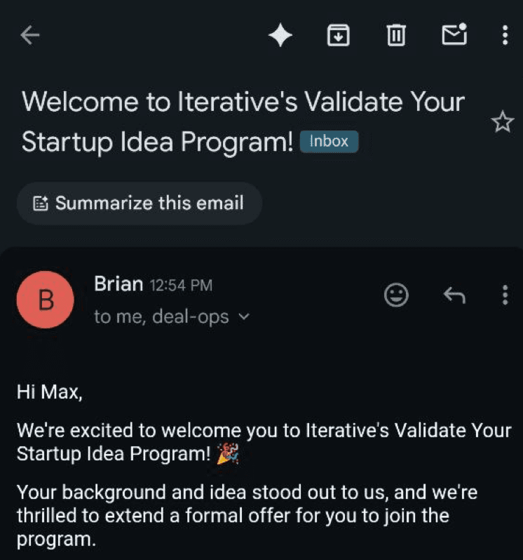 Iterative's Offer
